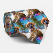 アナトリアンシェパードビーチ、犬の恋人の夏のギフト ネクタイ (ロール)