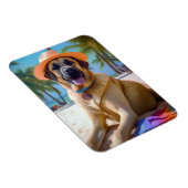 アナトリアンシェパードビーチ、犬の恋人の夏のギフト マグネット (右側)