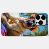 アナトリアンシェパードビーチ、犬の恋人の夏のギフト Case-Mate iPhoneケース (裏面 (横))