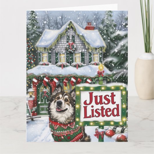 アナトリアンシェパードフェスティバル不動産仲介業者クリスマス カード (正面)