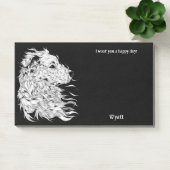 アナトリアンシェパード抽象芸術アートドッグネーム ポストイット (オフィス)