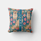 アナトリアンシェパード犬のフローラパタカラフルーン クッション (正面)