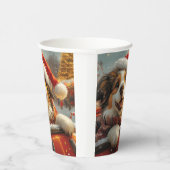 アナトリアンシェパード犬ローラーコースタークリスマス 紙コップ (右)