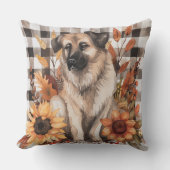 アナトリアンシェパード秋水彩花 クッション (正面)