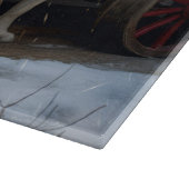 アナトリアンシェパード雪そりのクリスマスデコール カッティングボード (角)