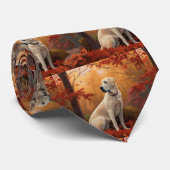 アナトリアンシェパードin紅葉秋 ネクタイ (ロール)