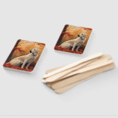 アナトリアンシェパードin紅葉秋 ハンドファン (組立なし)