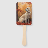 アナトリアンシェパードin紅葉秋 ハンドファン (正面)