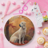 アナトリアンシェパードin紅葉秋 ペーパープレート (パーティー)