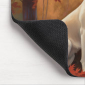 アナトリアンシェパードin紅葉秋 マウスパッド (コーナー)