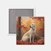 アナトリアンシェパードin紅葉秋 マグネット (正面/裏面)