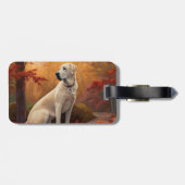 アナトリアンシェパードin紅葉秋 ラゲッジタグ (裏面横)