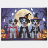 アナトリアン・シェパード 犬の かぼちゃ ハロウィン 面白い マグネット (正面)