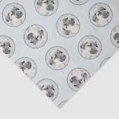 アナトリア絵を描シェパードオリジナルドッグアート 薄葉紙 (詳細)