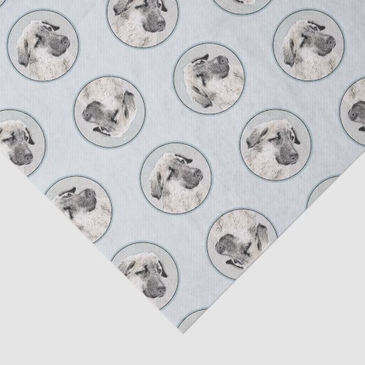 アナトリア絵を描シェパードオリジナルドッグアート 薄葉紙 (詳細)