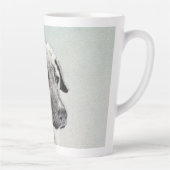 アナトリア絵画シェパードの – オリジナルドッグアート カフェラテマグ (右)