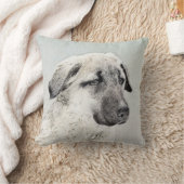 アナトリア絵画シェパードの – オリジナルドッグアート クッション (ブランケット)