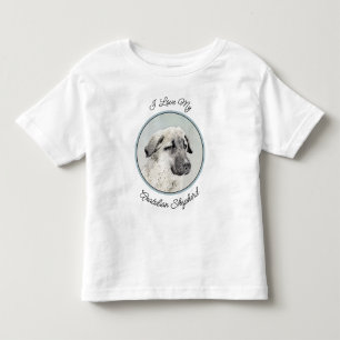 アナトリア絵画シェパードの – オリジナルドッグアート トドラーTシャツ