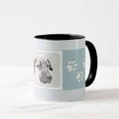 アナトリア絵画シェパードの – オリジナルドッグアート マグカップ (正面右)