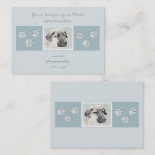 アナトリア絵画シェパードの – オリジナルドッグアート 名刺 (正面/裏面)