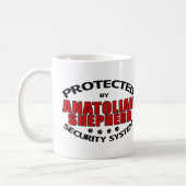 アナトリア羊飼い警備 コーヒーマグカップ (左)