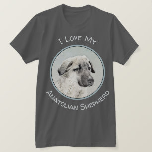 アナトリア·シェパ絵画ードのオリジナル·ドッグ·アート Tシャツ