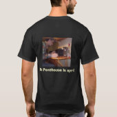 アナトールのペントハウス(白い手紙は支持します) Tシャツ (裏面)