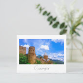 アナヌリ城ジョージアAragvi Causes Mountains ポストカード (スタンド正面)