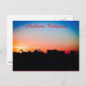 アナハイムの日没 ポストカード (正面/裏面)