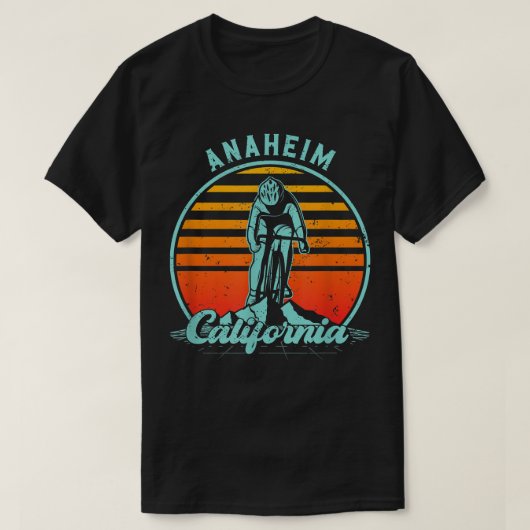アナハイムカリフォルニアロードバイク Tシャツ (デザイン正面)