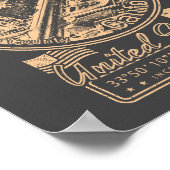 アナハイムカリフォルニアヴィンテージ – アナハイムカシティー ポスター (角)