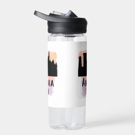 アナハイムスカイライン緯度と経度 ウォーターボトル (右面)