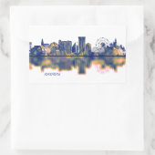 アナハイムスカイライン 長方形シール (バッグ)