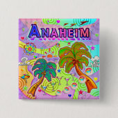 アナハイムバケーションターゲットボタン 缶バッジ (正面)