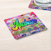 アナハイムビスタエクスプレスコースター スクエアペーパーコースター (アングル)