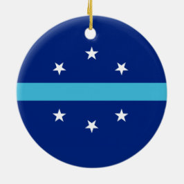 アナハイム国旗（カリフォルニア州，米国） セラミックオーナメント