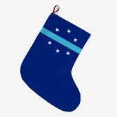 アナハイム国旗(カリフォルニア州,米国) ラージクリスマスストッキング (正面 (吊り時))