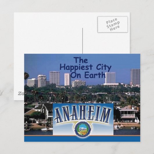 アナハイム ポストカード (正面/裏面)