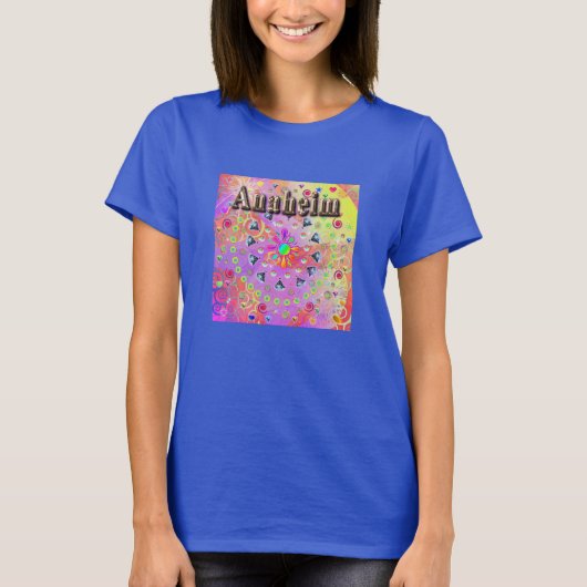アナハイム ラッキー ゴールデン Tシャツ (正面)