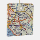 アナハイムCAヴィンテージマップ セラミックオーナメント (右)