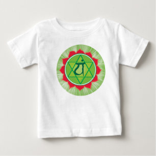 アナハタベビー素晴らしジャージーTシャツホワイト ベビーTシャツ