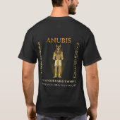 アナビス 暗黒の時を導く 古代エジプト Tシャツ (裏面)