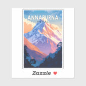 アナプルナネパール旅行アートヴィンテージ シール (シート)