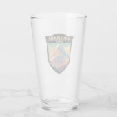 アナプルナネパール旅行アートヴィンテージ タンブラーグラス (裏面)