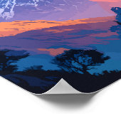 アナプルナネパール旅行アートヴィンテージ ポスター (角)