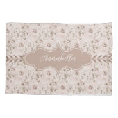 アナベラヴィンテージダスティバラピンク 枕カバー (裏面)