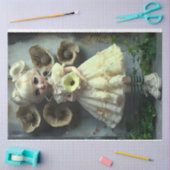 アナベルイエロードレスカラーズティッシュペーパー 薄葉紙 (クラフト)