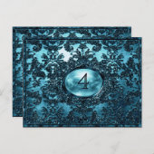 アナベルゴイルビクトリアンテーブル番号カード ポストカード (正面/裏面)