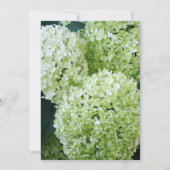 アナベルハイドランジアスブライダルシャワー 招待状 (裏面)