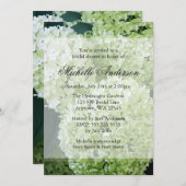アナベルハイドランジアスブライダルシャワー 招待状 (正面/裏面)
